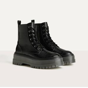 Berksha Platform Combat Boots